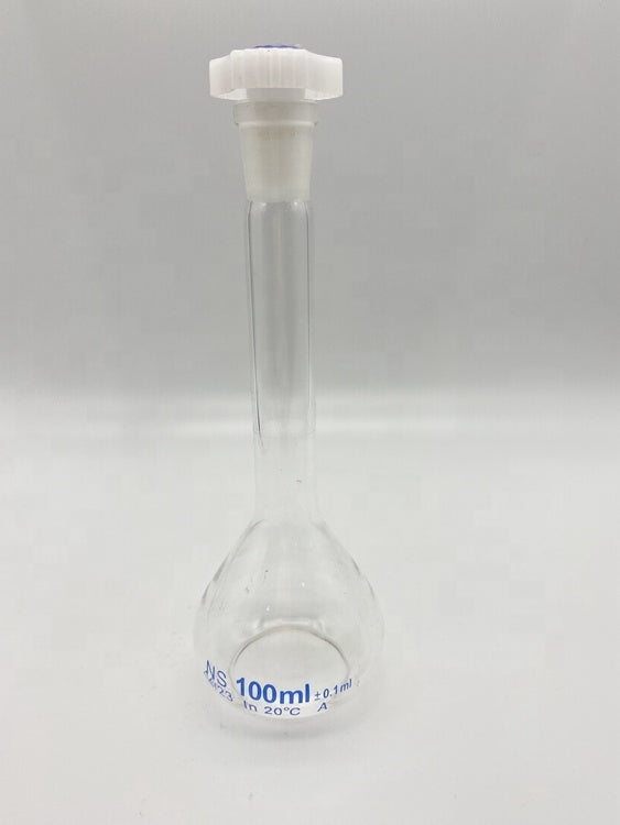 Laboratory Volumetric Flask with Stopper – Precision Glassware for Accurate Measurement