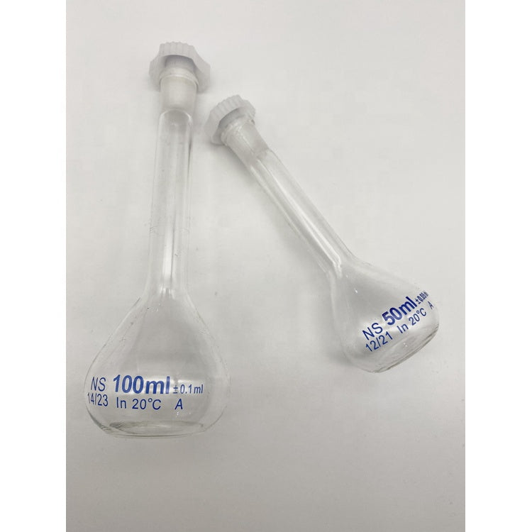Laboratory Volumetric Flask with Stopper – Precision Glassware for Accurate Measurement