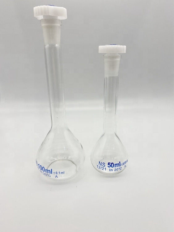 Laboratory Volumetric Flask with Stopper – Precision Glassware for Accurate Measurement