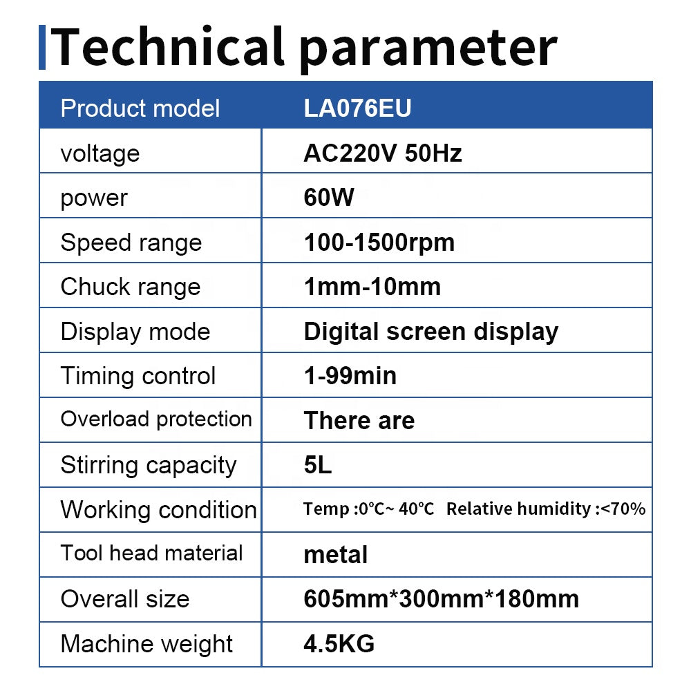 Factory Supplier 5L Stirring Overhead Machine Constant Speed Electric Digital Laboratory Overhead Mixer Stirrer