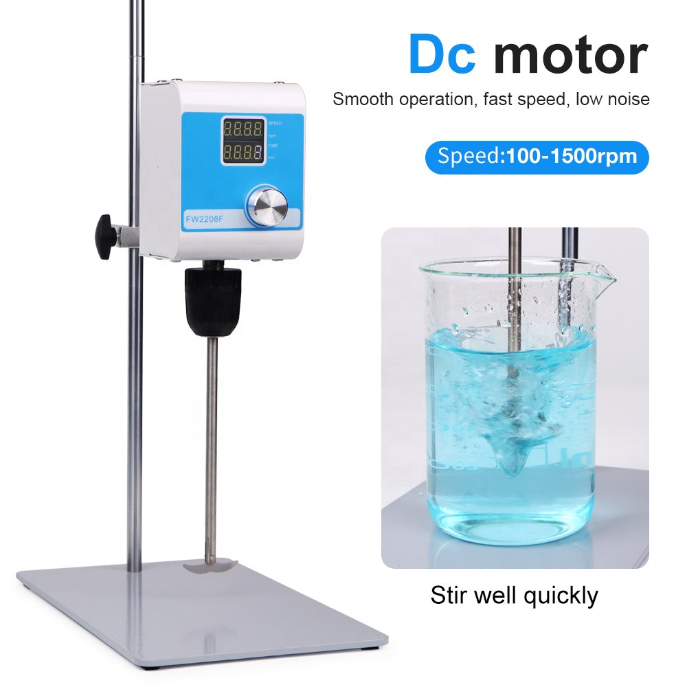 Factory Supplier 5L Stirring Overhead Machine Constant Speed Electric Digital Laboratory Overhead Mixer Stirrer